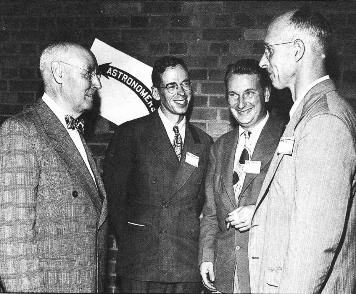 Historic Photo of G. Bruce Blair, Walter Hass, Thomas Cave and Charles Federer Jr.